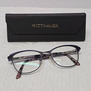 Wittnauer Renata 51-17-140 Black Violet Full Rim Eyeglasses Frame